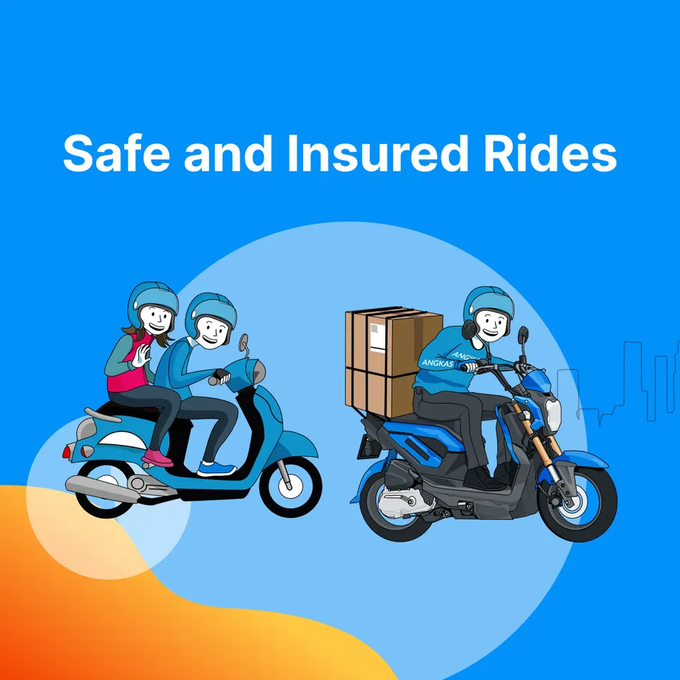 Angkas ride-hailing branding