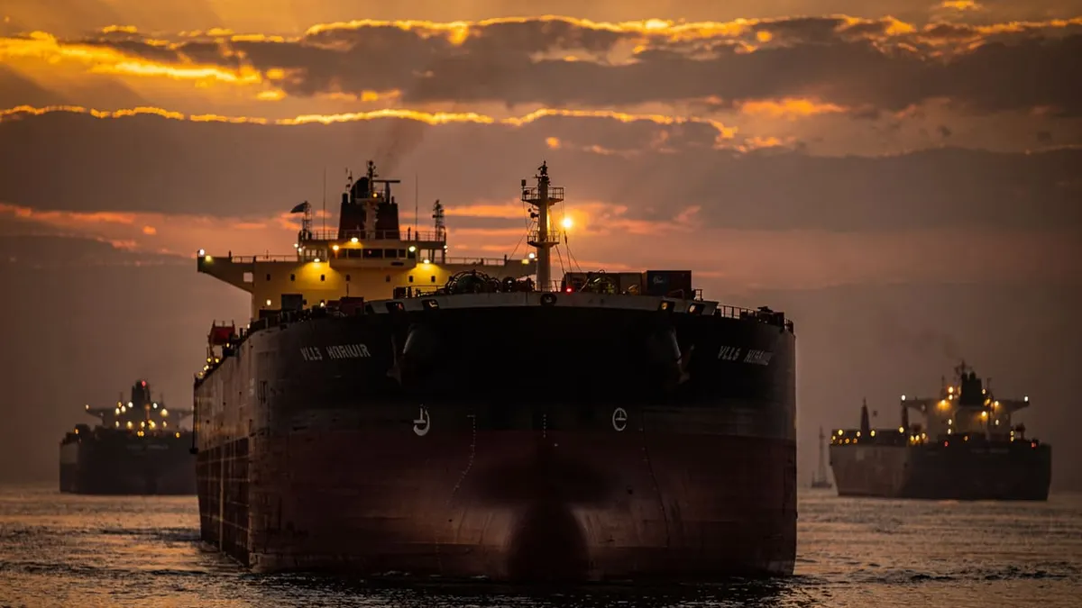 Shipping a tanker of oil to Asia now costs over 1 million dollars a day, and Southeast Asia pays the bill