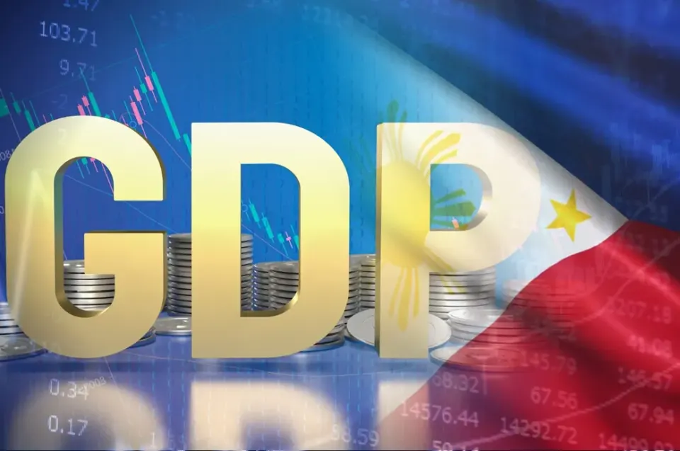 A graphic of Philippine economic growth