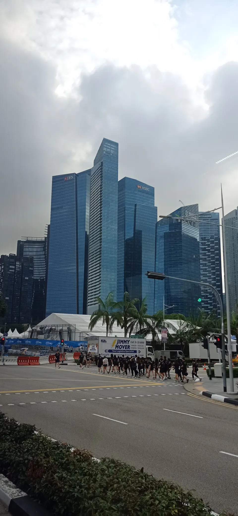 Singapore at dusk
