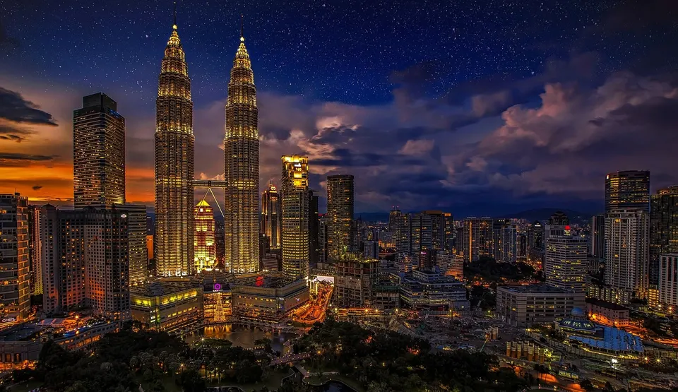 The Kuala Lumpur skyline
