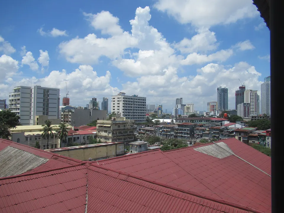 The Manila skyline