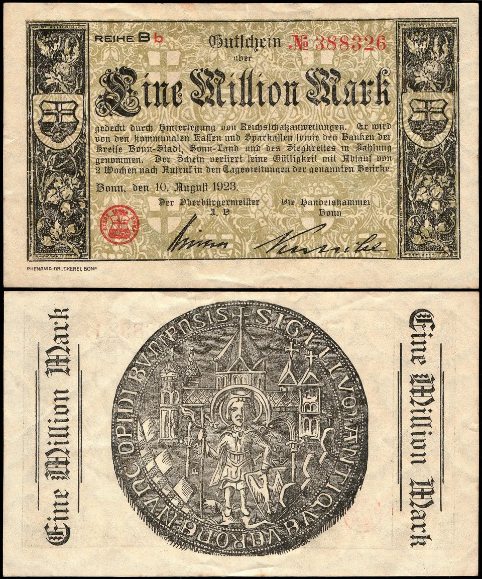 Banknotes being counted