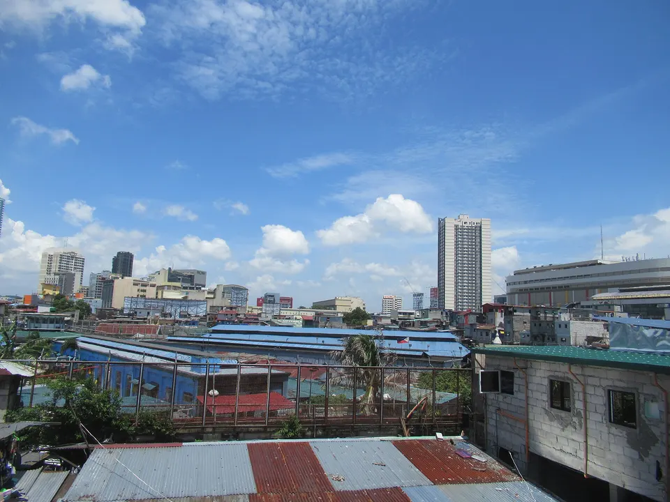 The Manila skyline