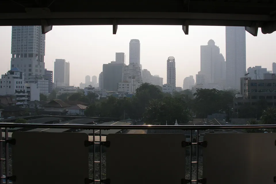 The Bangkok skyline