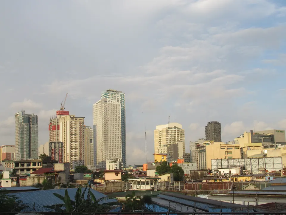 The Manila skyline