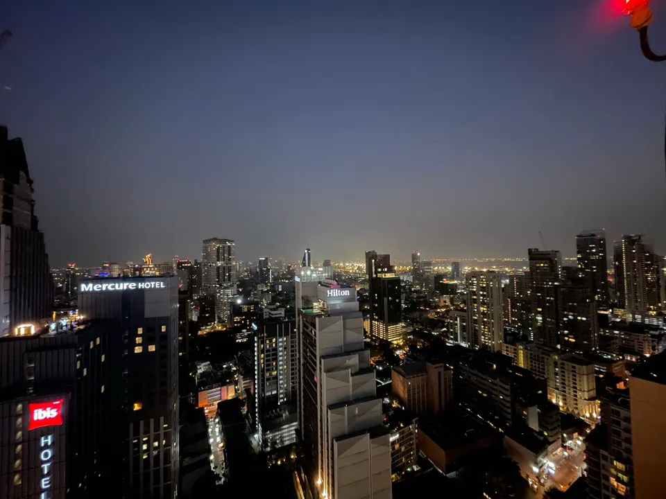 The Bangkok skyline