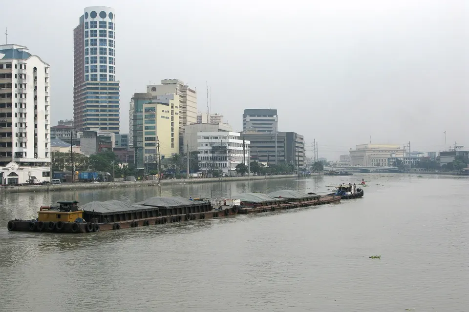 The Manila skyline