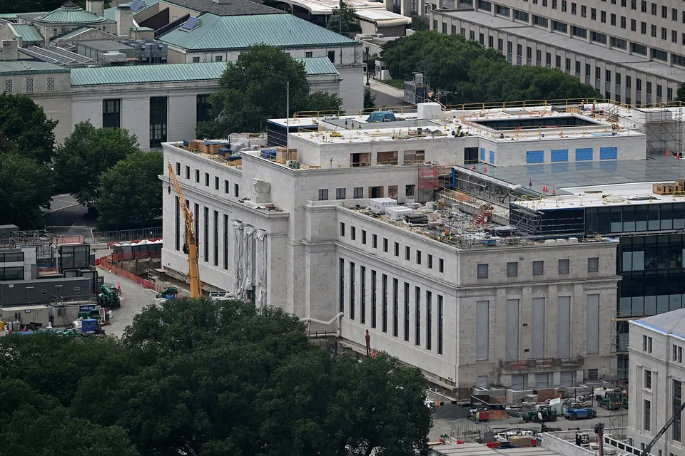 The Federal Reserve building in Washington