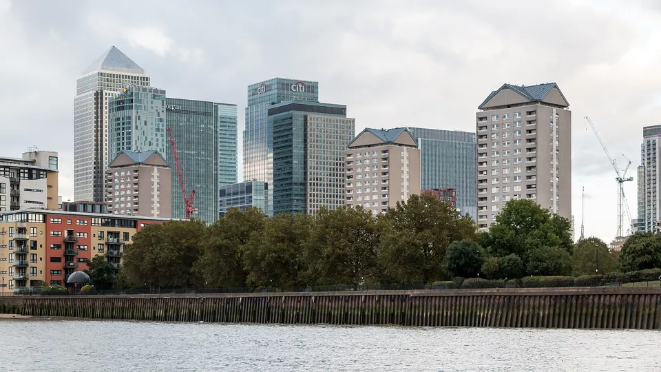 The City of London skyline
