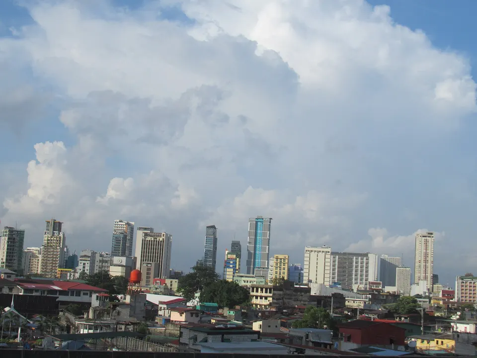 The Makati and Manila skyline