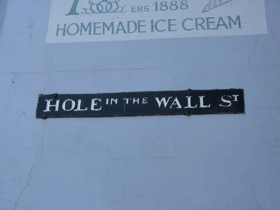 Wall Street sign in New York
