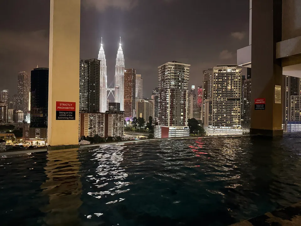 The Kuala Lumpur skyline