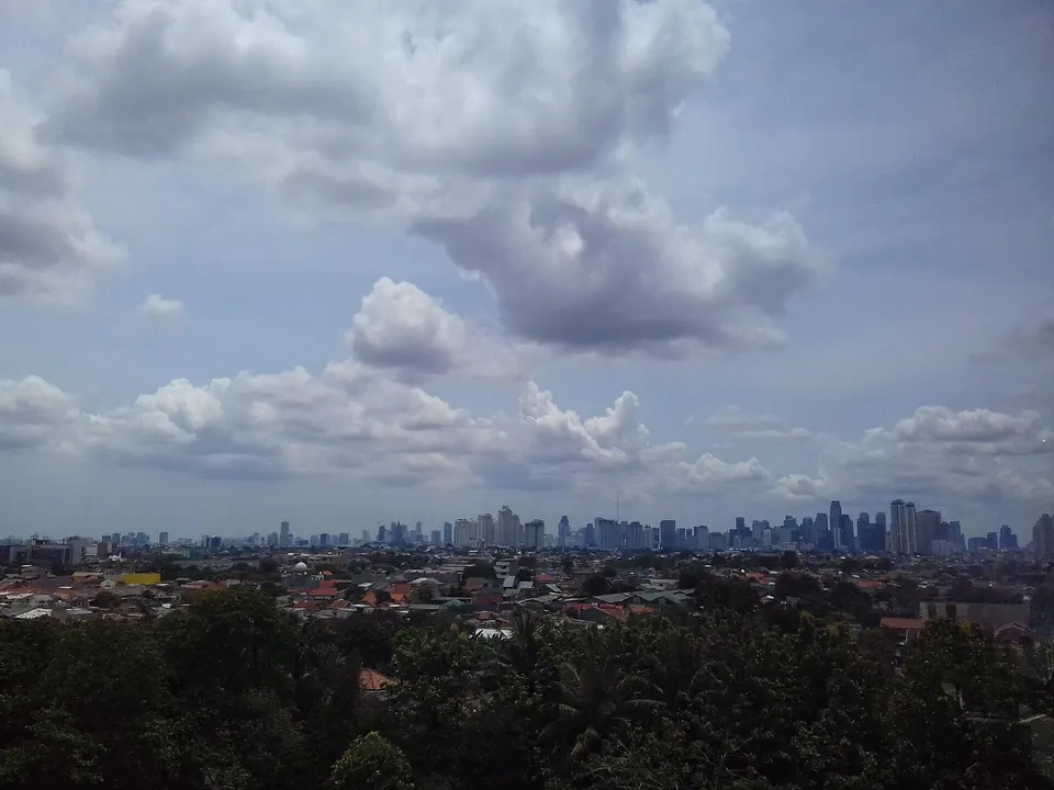 The Jakarta skyline