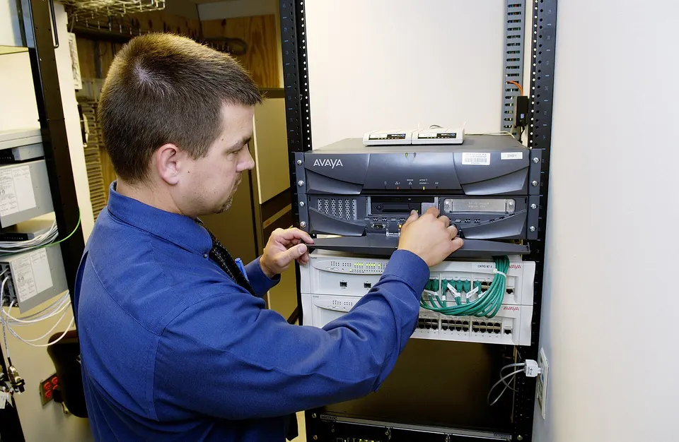 Server hardware in a data centre