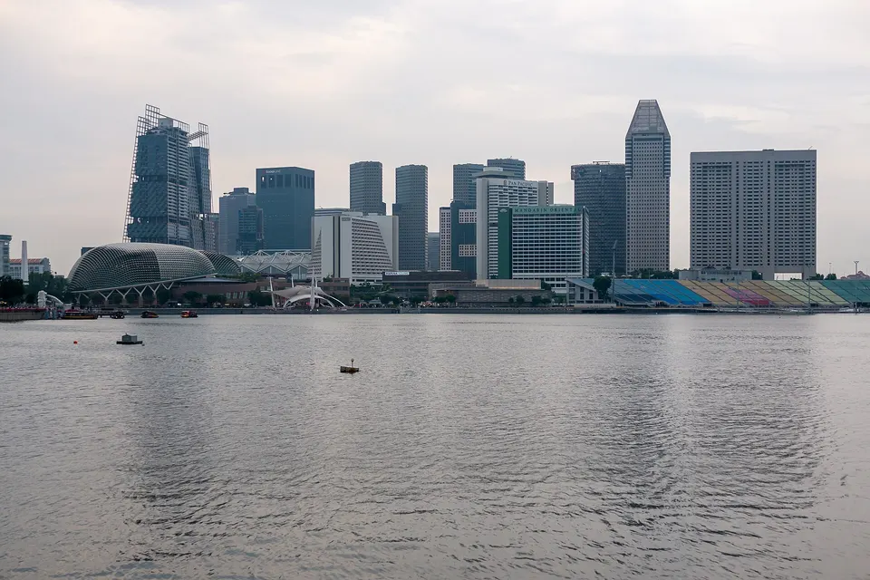 Singapore financial district