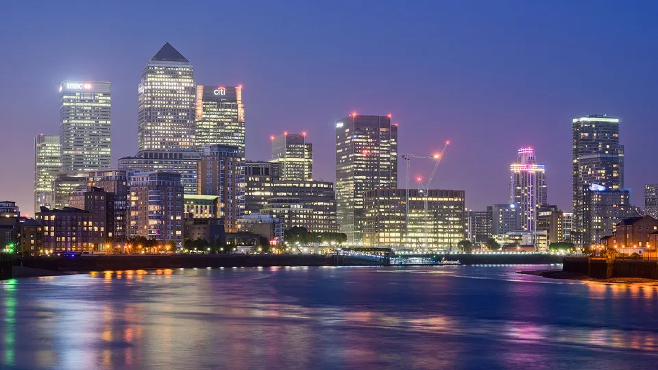 The City of London skyline