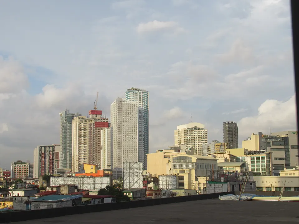 The Manila skyline