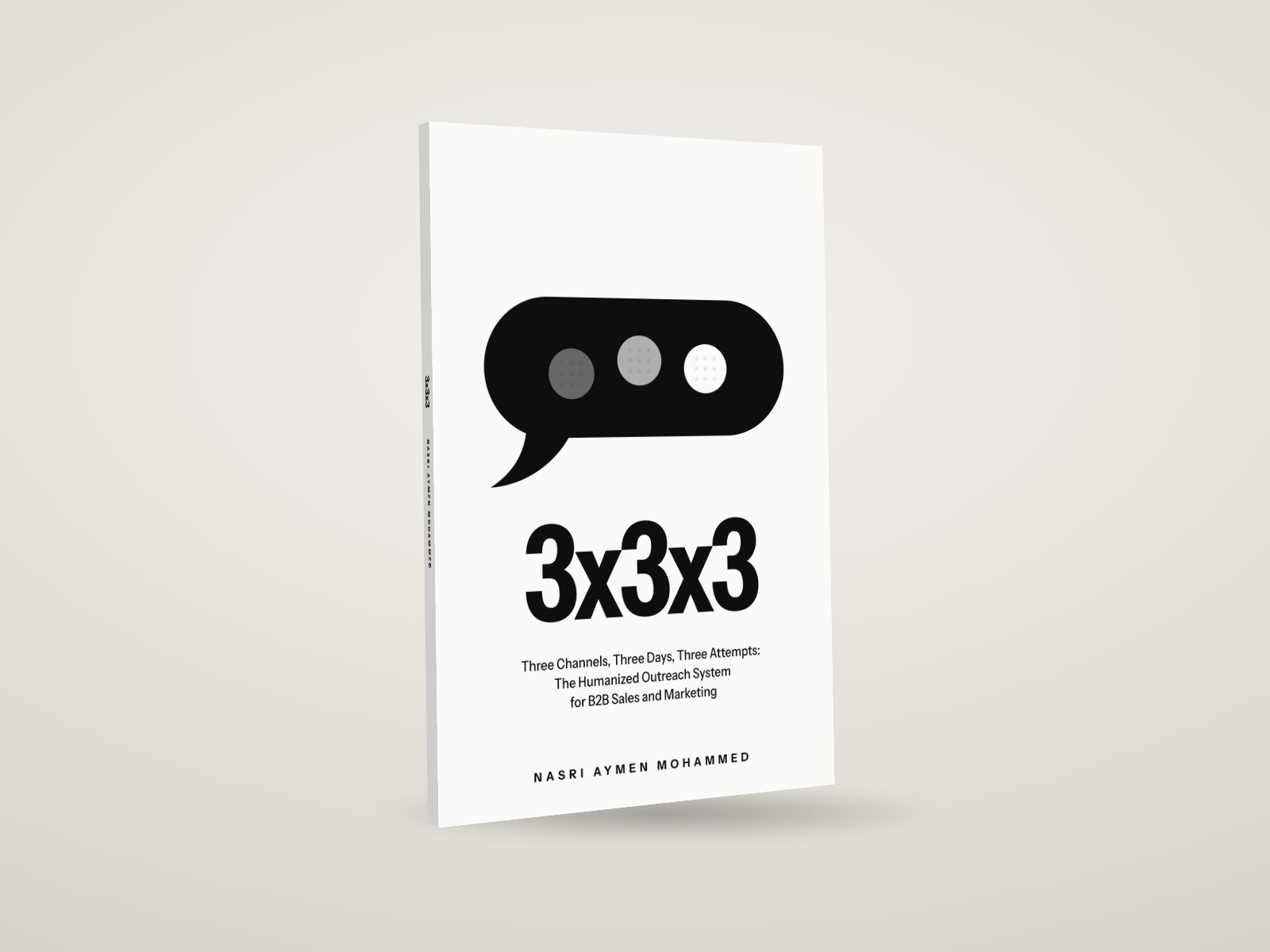 The 3x3x3 paperback by Nasri Aymen Mohammed